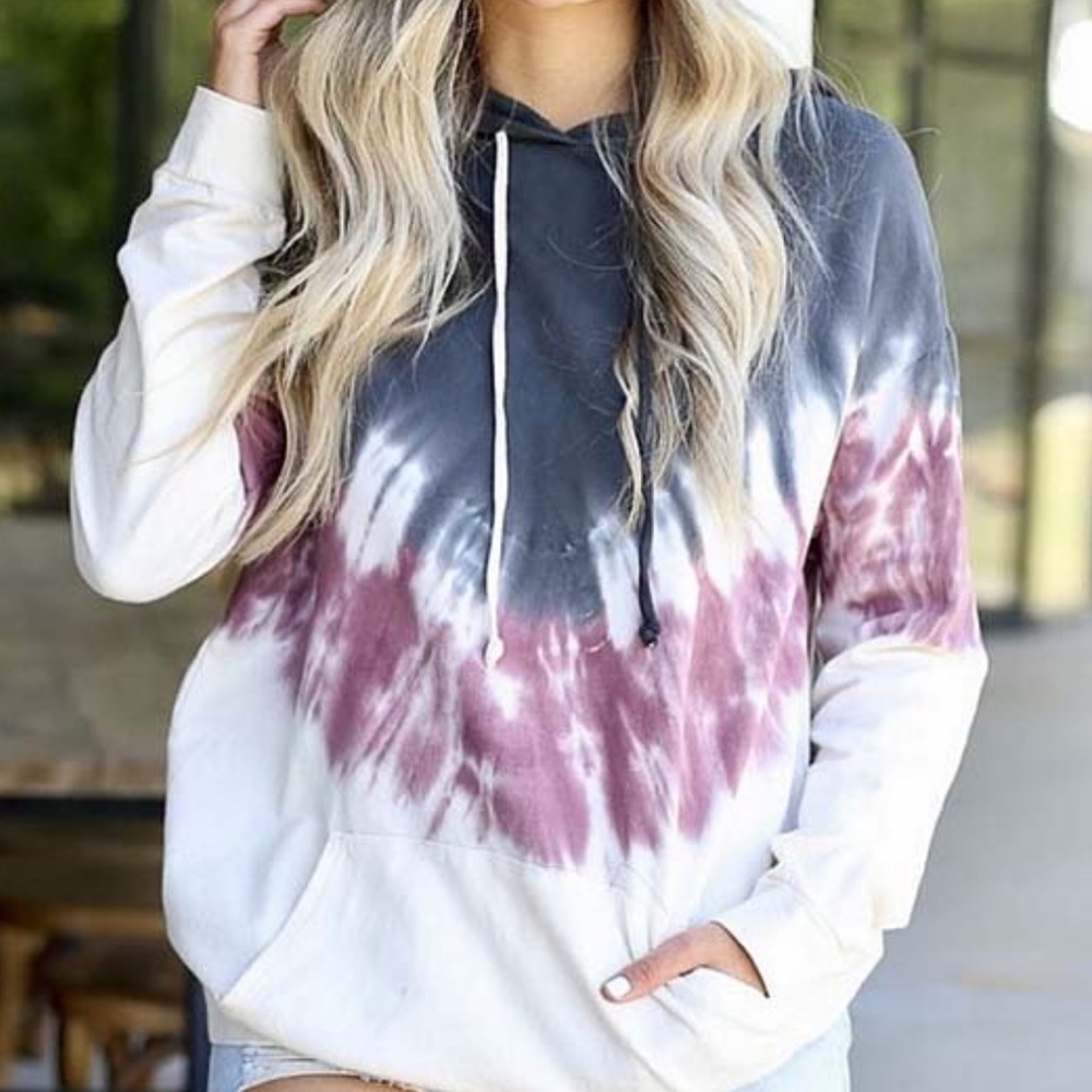 Luna tuccini tie dye hoodie